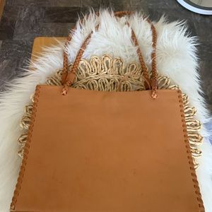 Cecconi Italian leather shoulder bag